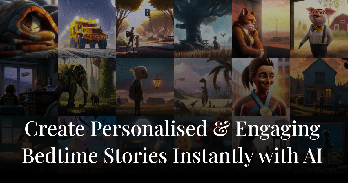 BedtimeStory AI in use