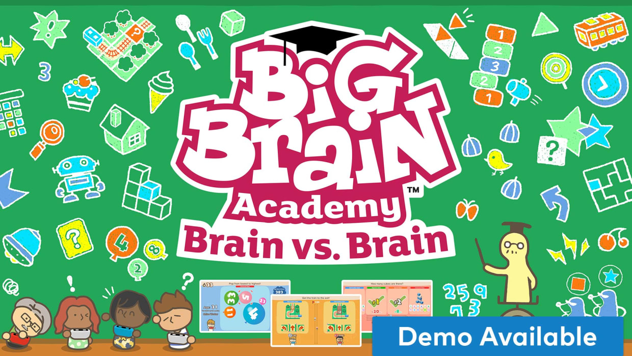 Big Brain Academy: Brain vs. Brain logo