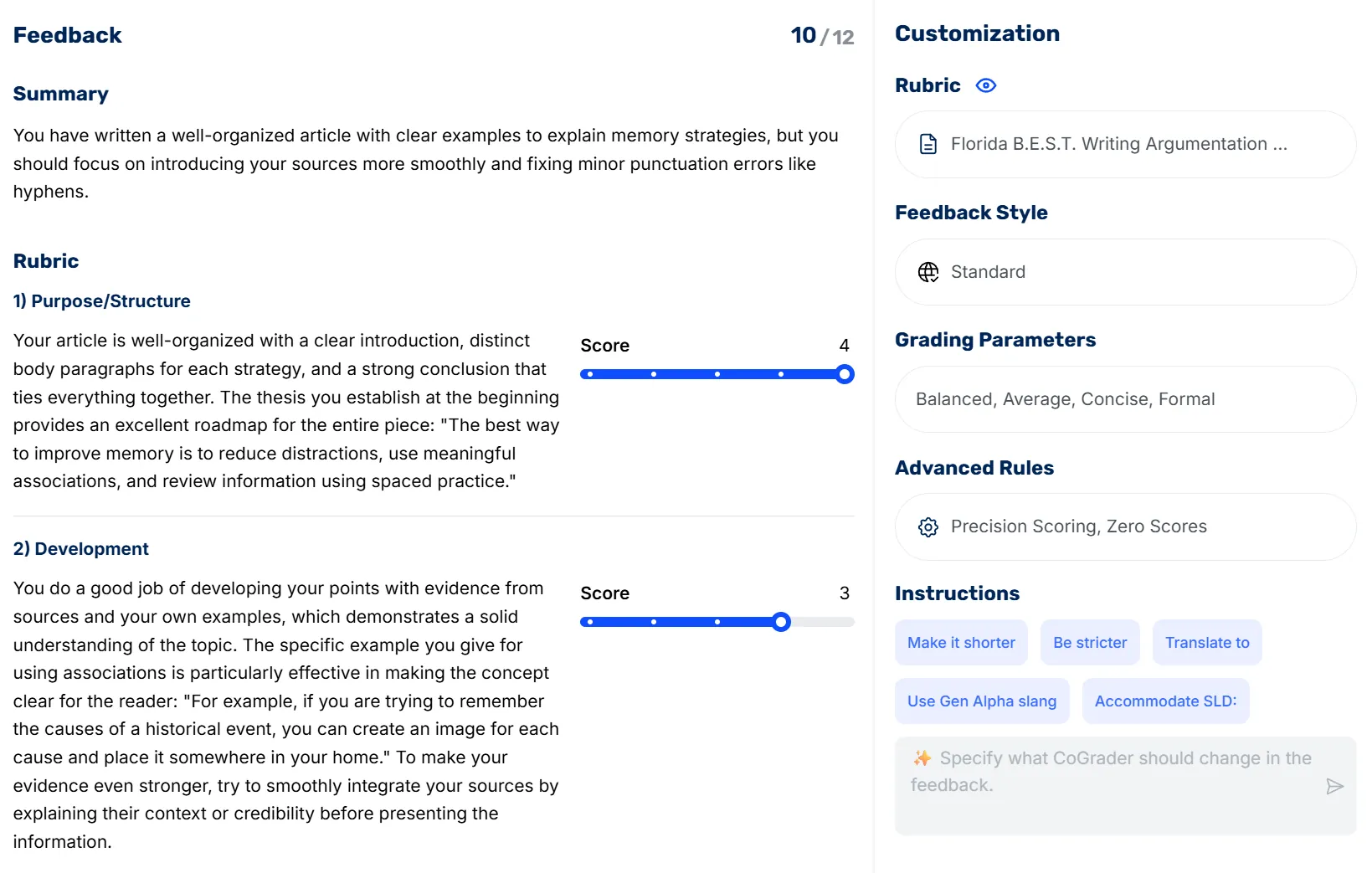 CoGrader — additional view 2