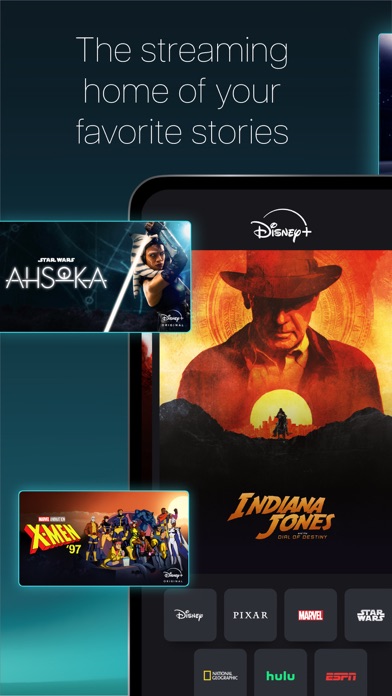 Disney+ in use