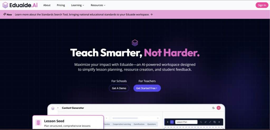 Eduaide.ai in use