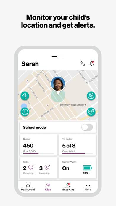 Gizmo Watch 3 in use
