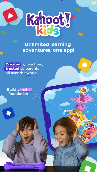 Kahoot! Kids (AI questions) in use