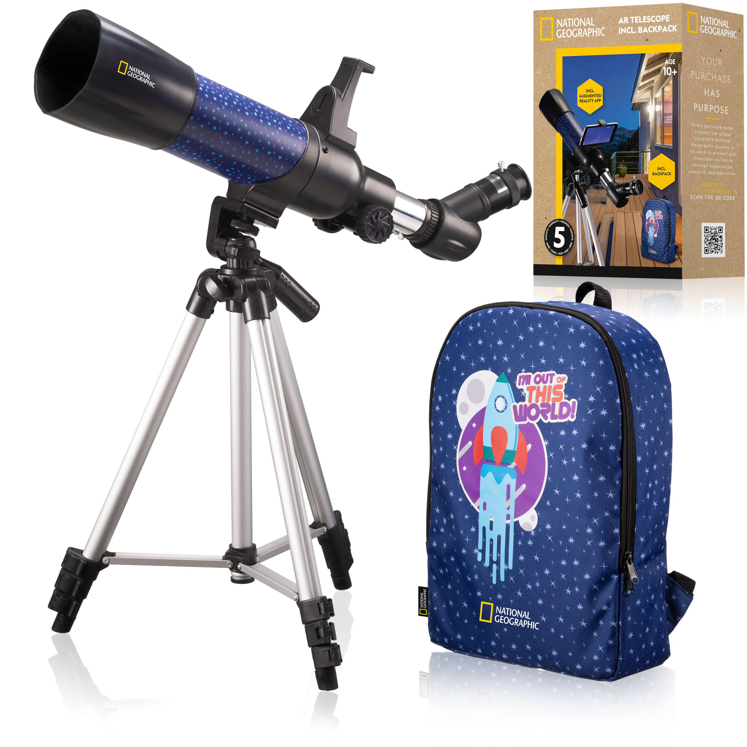 National Geographic Kids Telescope in use