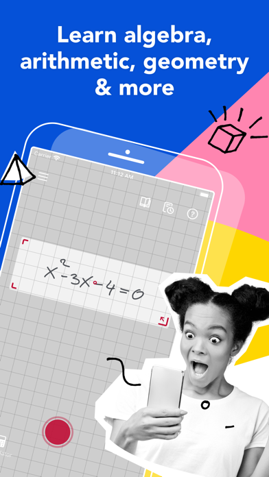 Photomath in use
