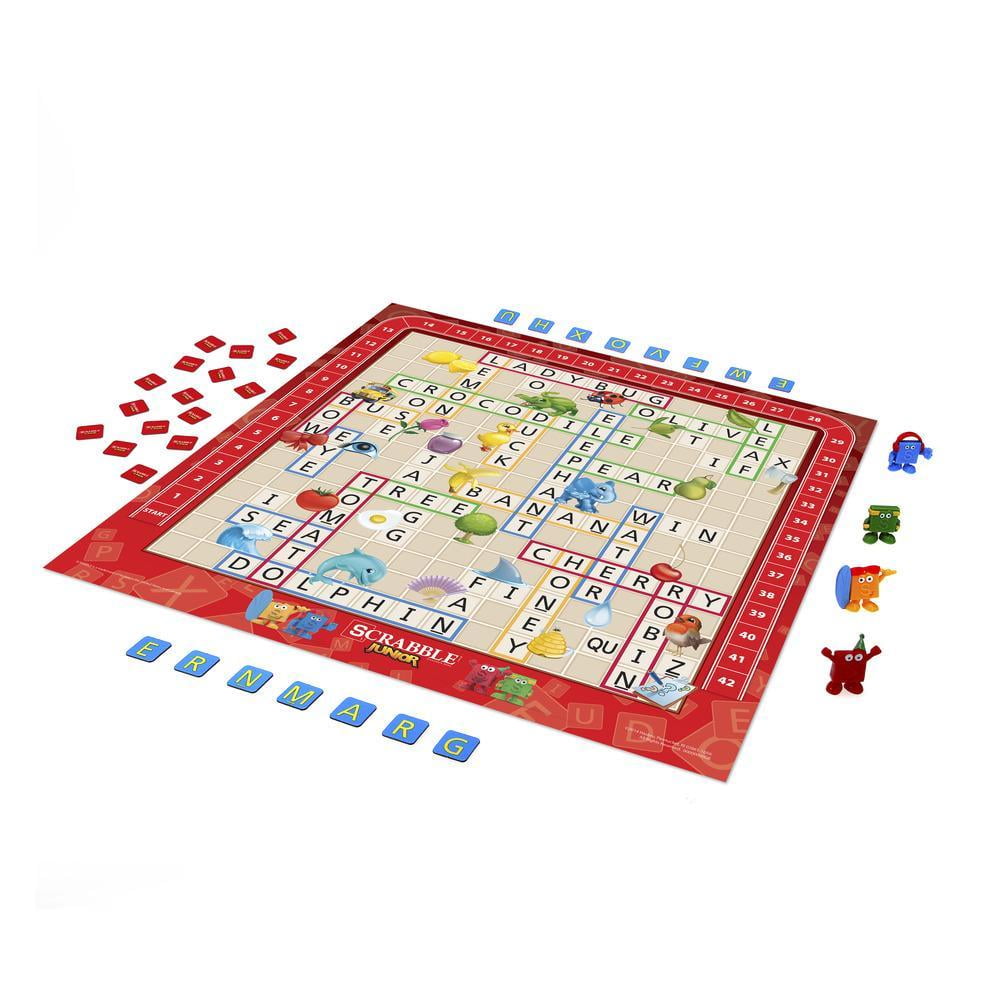 Scrabble Junior in use