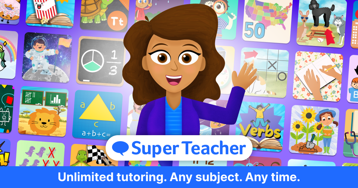 Super Teacher in use