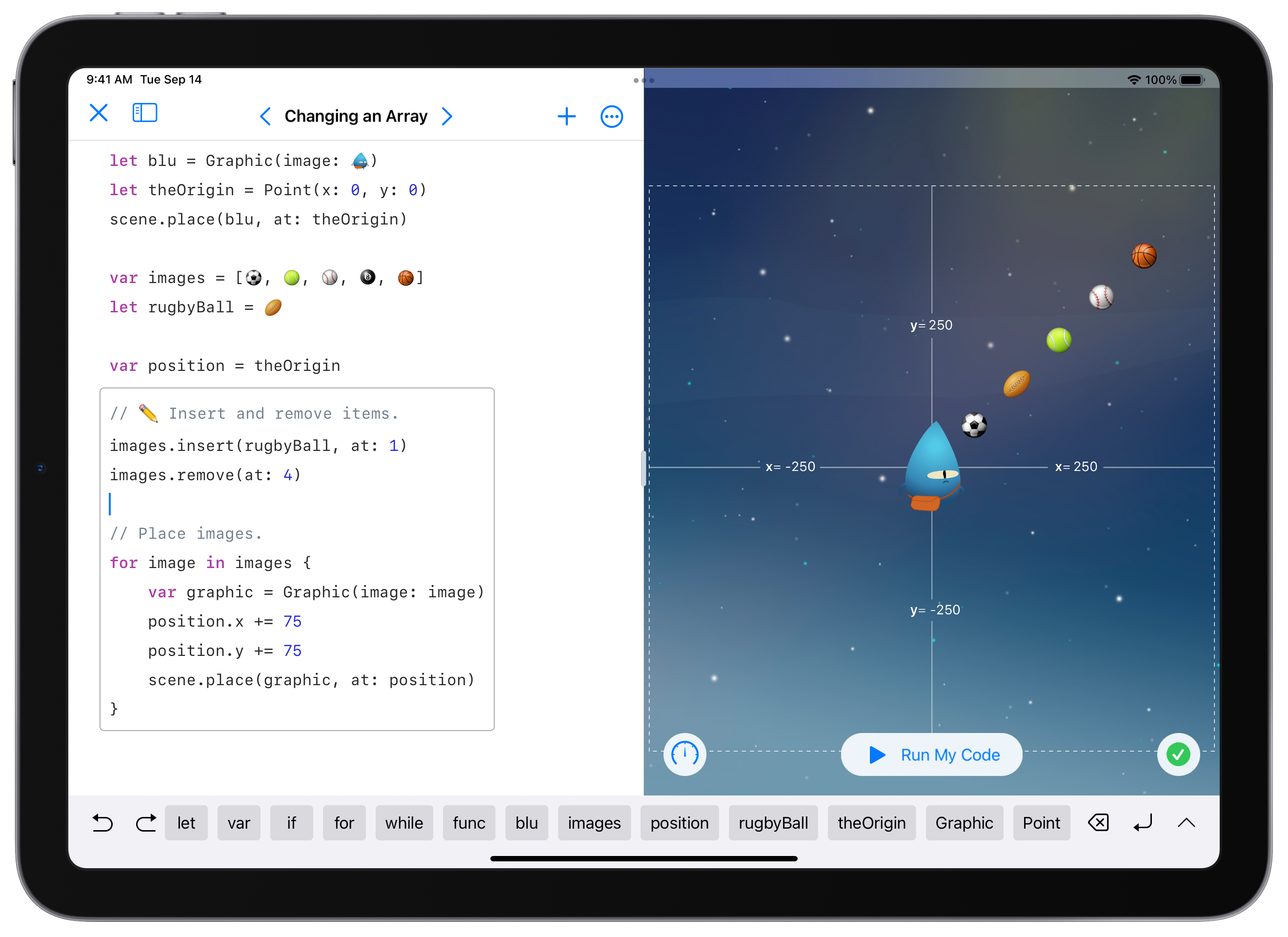 Swift Playgrounds — additional view 1
