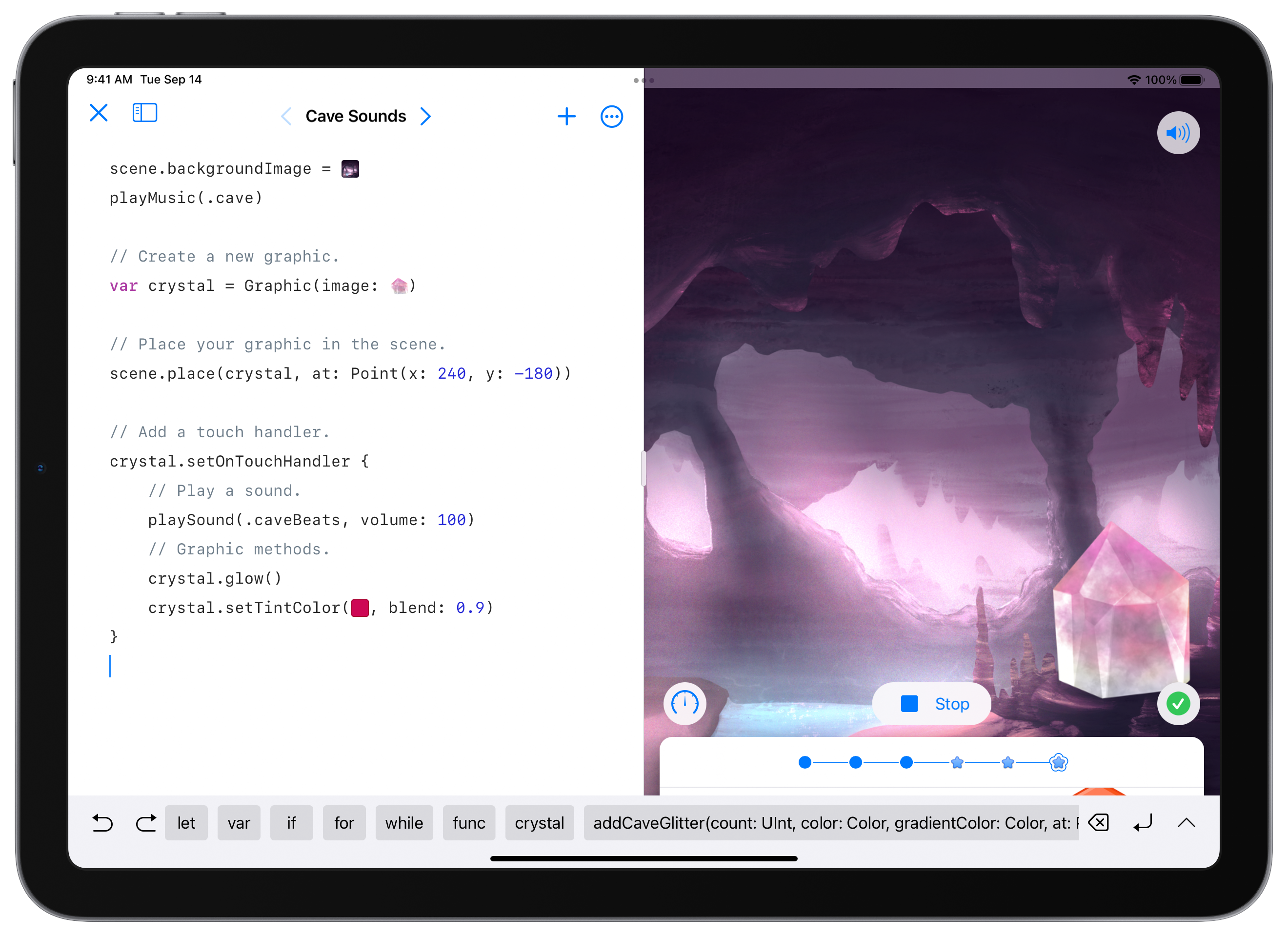Swift Playgrounds — additional view 3