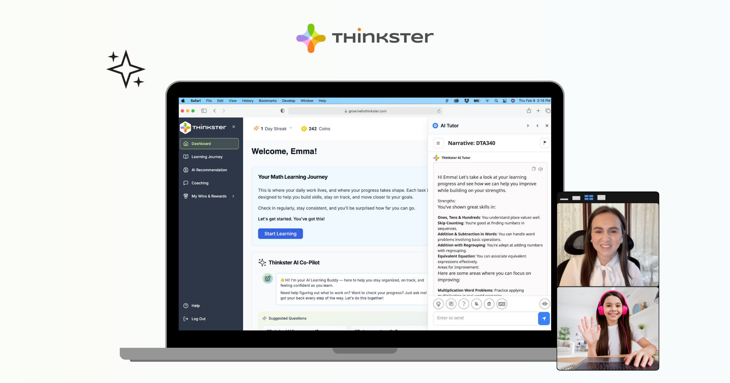 Thinkster Math in use