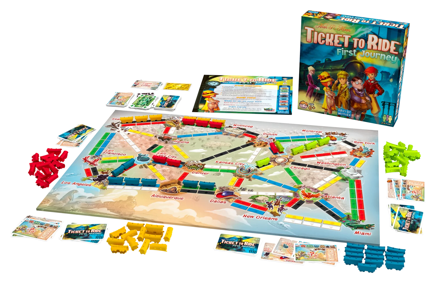 Ticket to Ride: First Journey in use