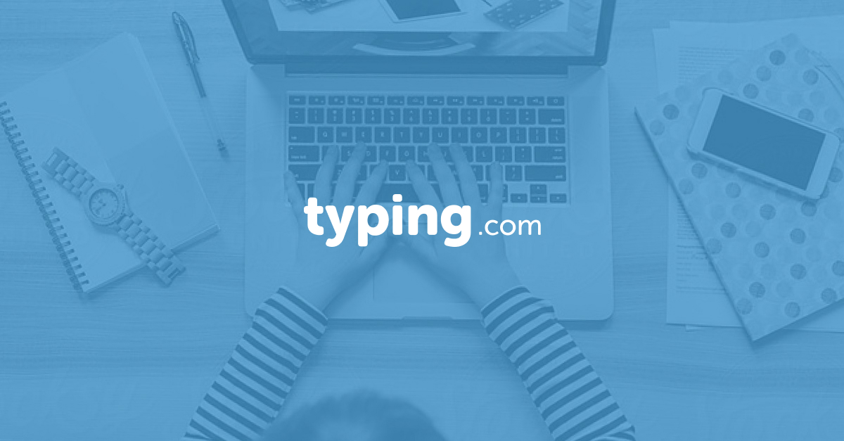 Typing.com in use