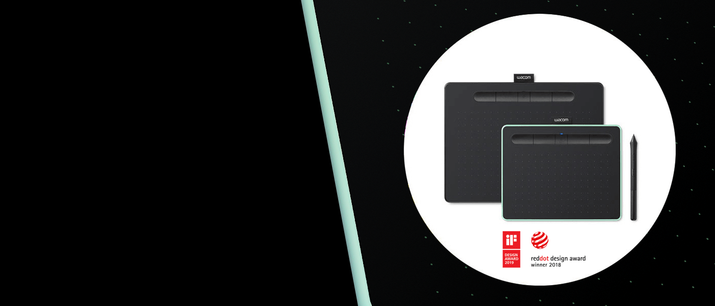 Wacom Intuos Drawing Tablet in use